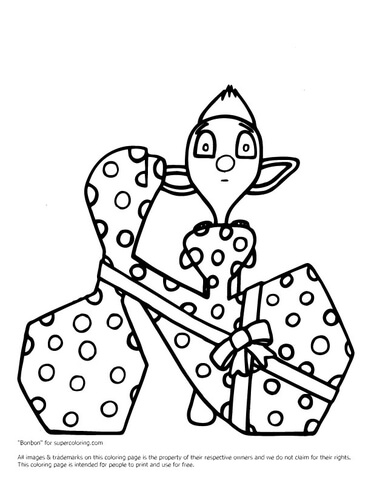 Arthur Christmas Bryony  Coloring Page